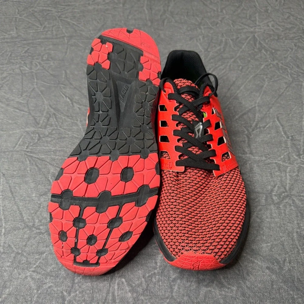 Inov-8 Sneakers Womens 9 All Train 215 Knit Red Black Cross-Training Athletic